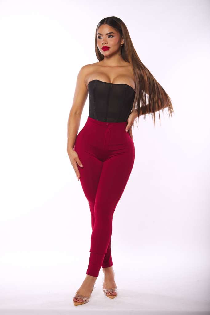 BodyLicios Skinny Shaping Leggings with Built-In Shapewear