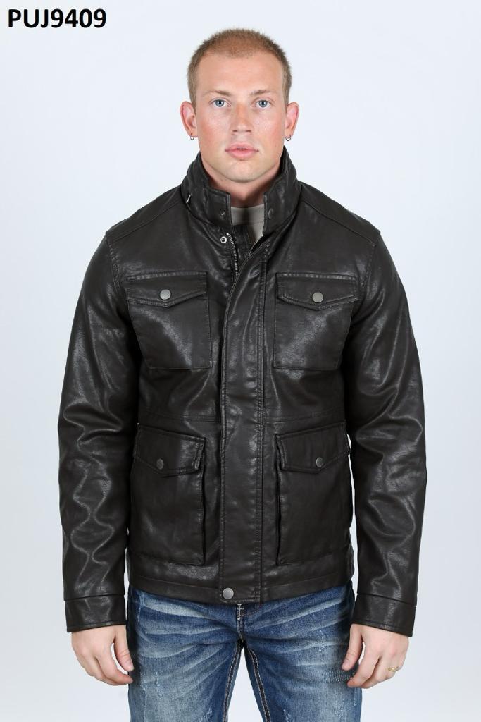 Leather Long Sleeve Jacket