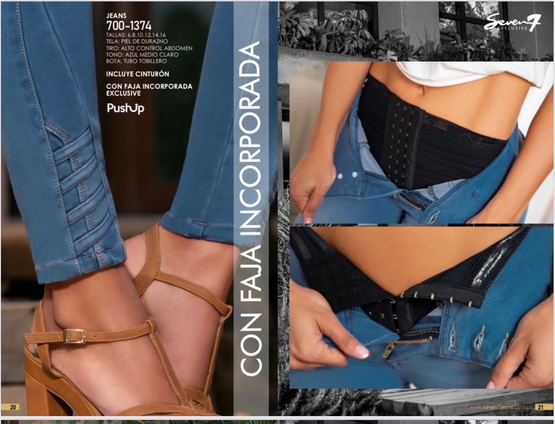 Montse's  Colombian Jeans Levantacola