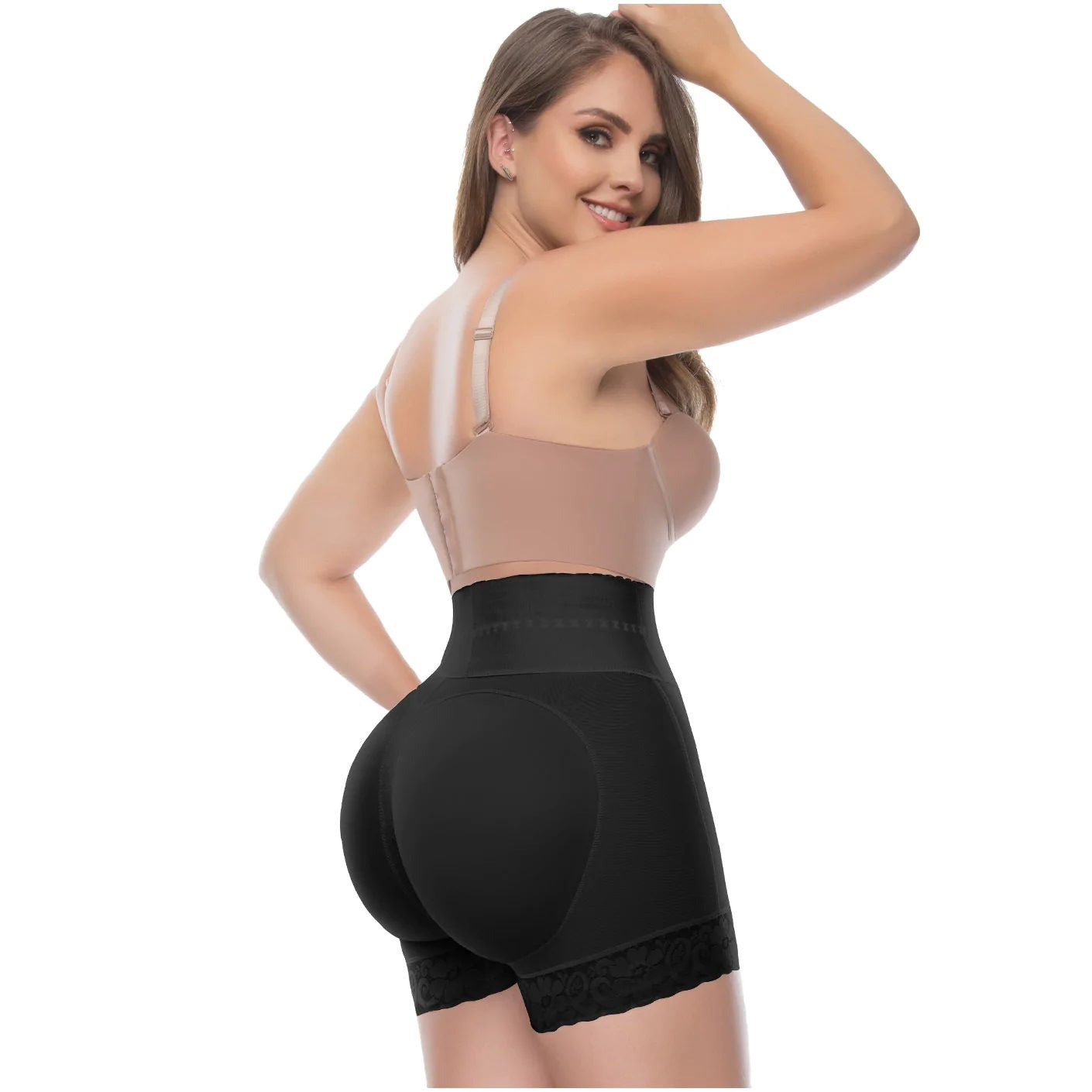 UpLady 6198  Butt Lifter Tummy Control High Waisted Mid Thigh