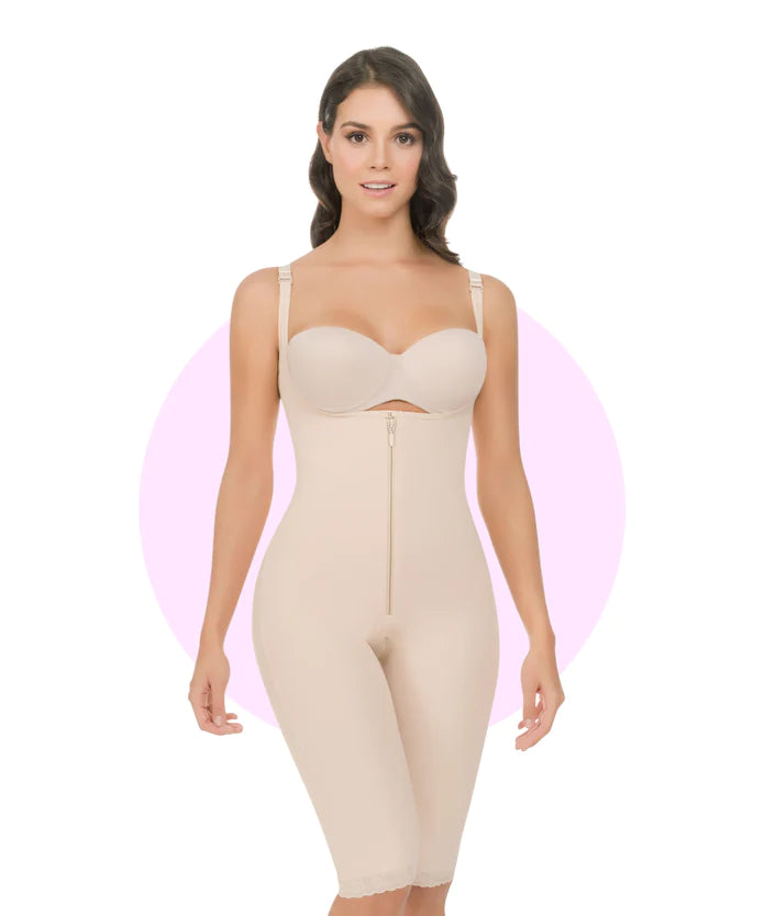 High-Control Open-Bust Contouring Bodysuit