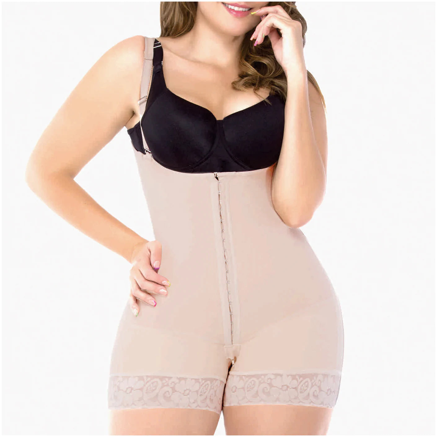 Made In Colombia FAJAS UPLADY, SHORT GUITAR BODY GIRDLE, BELOW THE KNEE,  LIFTS BELLY & MOLDS BOOTY, WIDE HIPS, BIG LEGS, BOOTY/BBL - HIGH  COMPRESSION REF 6172 (2XS, BEIGE) at  Women's