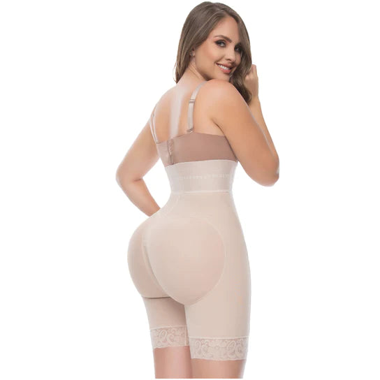 BE SHAPY Salome 0419 Butt Lifter Body Briefer Shapewear for Women Faja  Colombiana + Lipo Foams and Boards Tabla Abdominal Post Surgery Beige XS at   Women's Clothing store